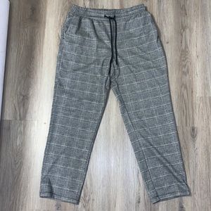 High waisted drawstring pants size small.